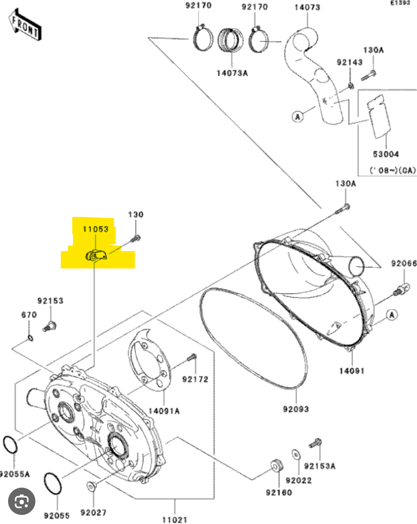 11053-1483 BRACKET